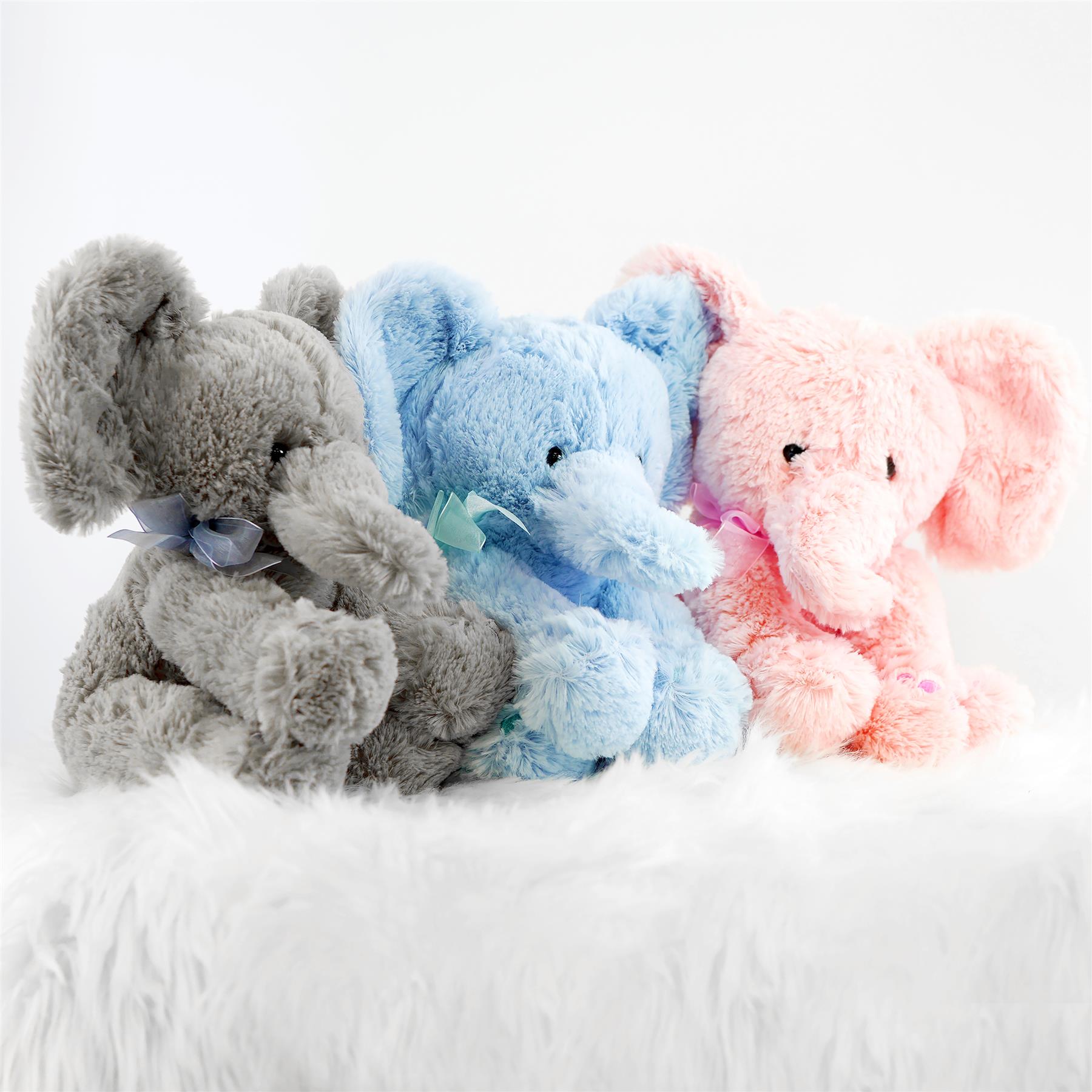 Blue Plush Elephant Soft Toys