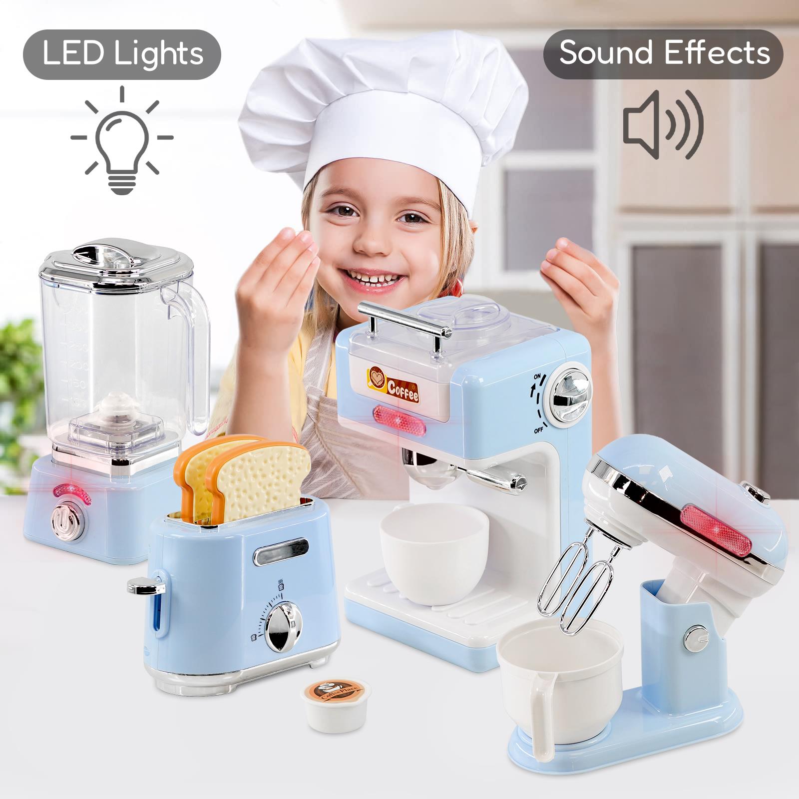 The Magic Toy Shop Kitchen Breakfast Pretend Play Toy 9 Pcs