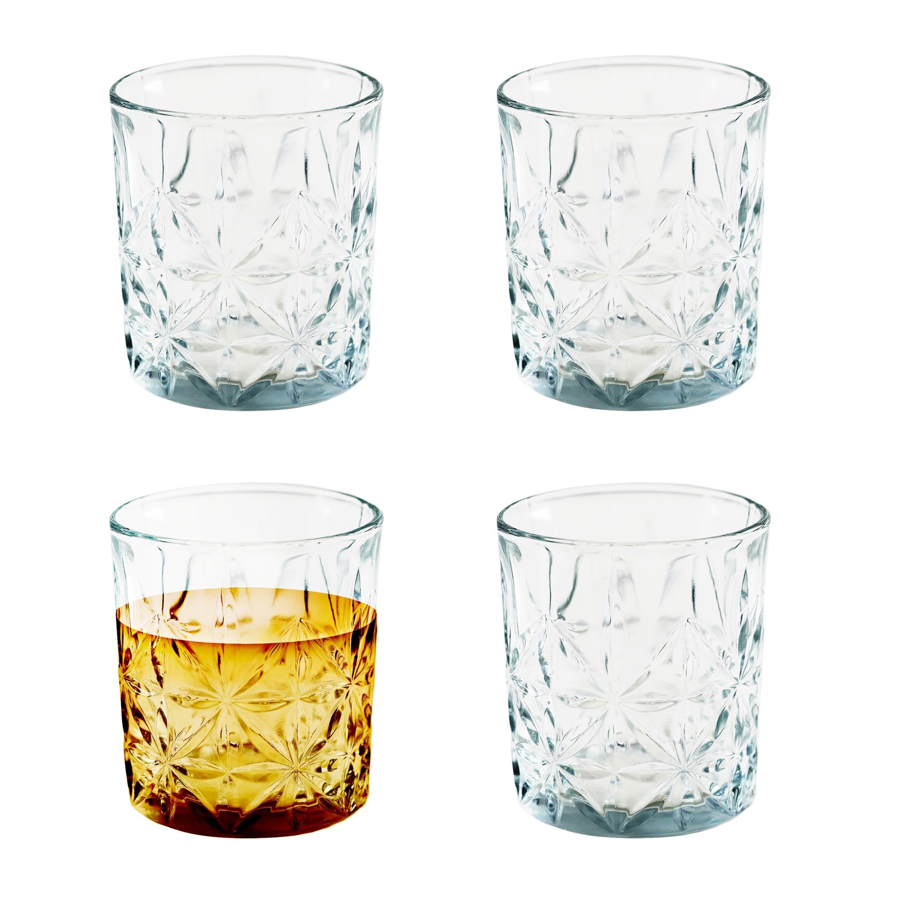 Set of 4 Whisky Glasses