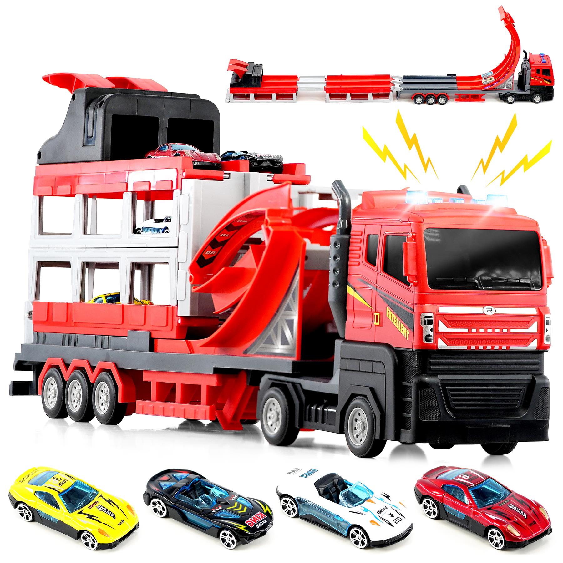Transport Catapult Truck with 4 Cars