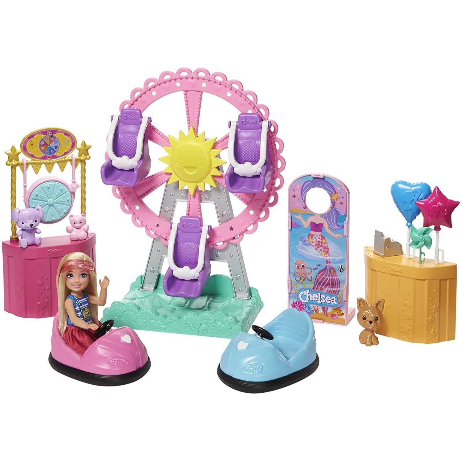 Barbie Barbie Club Chelsea Doll and Carnival Playset with 6-Inch Fashion Doll