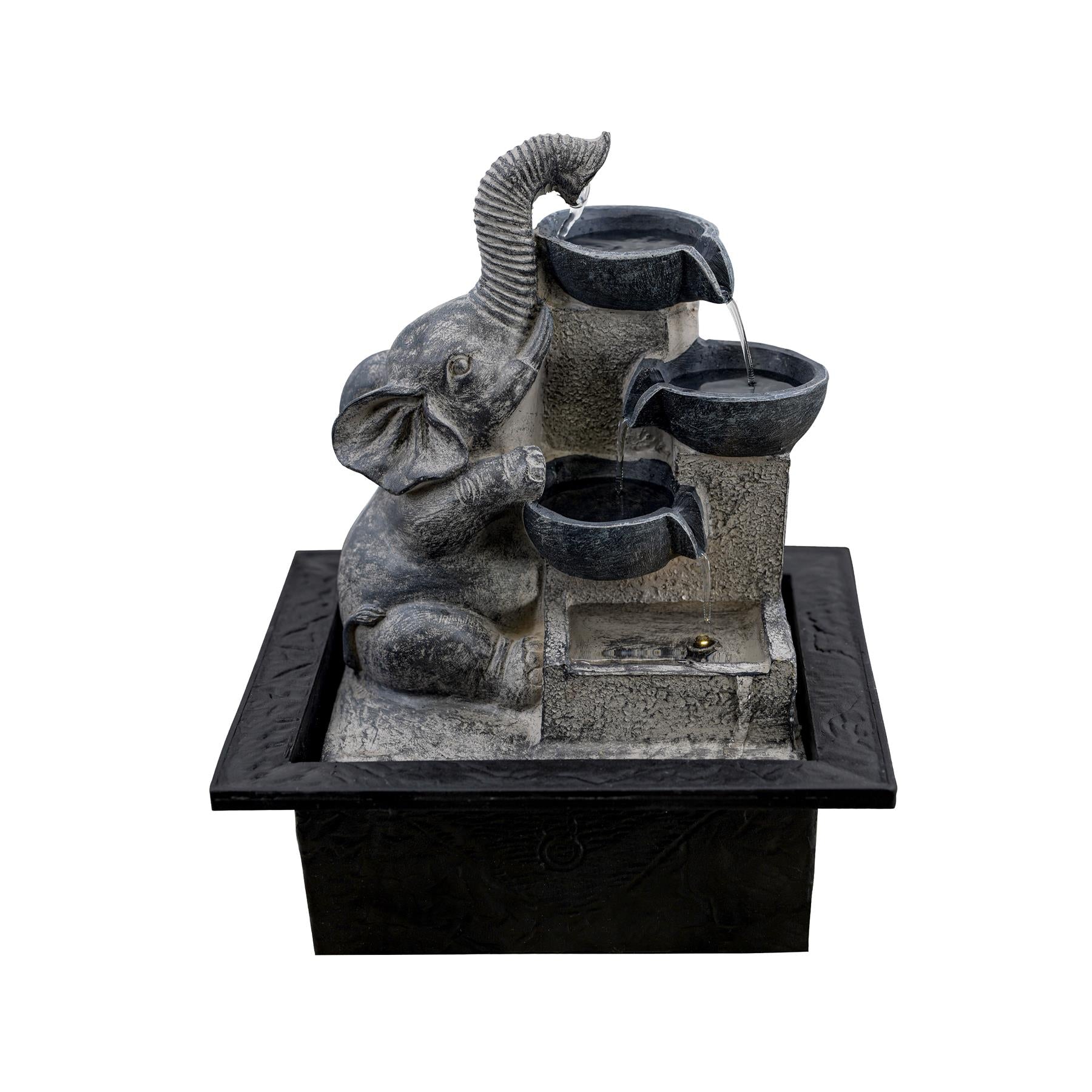 Elephant and Bowls Indoor Fountain by Geezy - The Magic Toy Shop