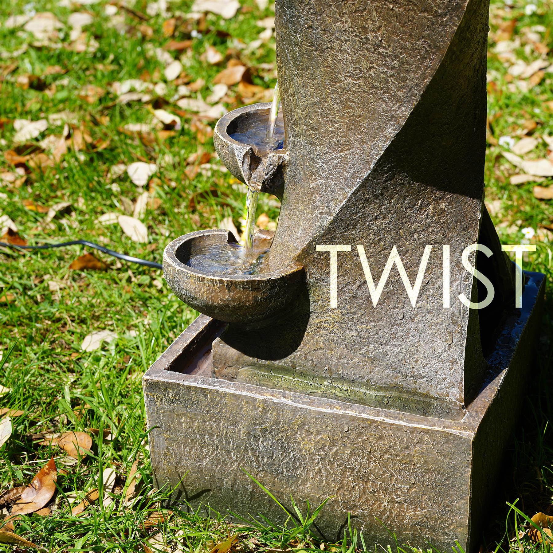 stone outdoor fountain - The Magic Toy Shop
