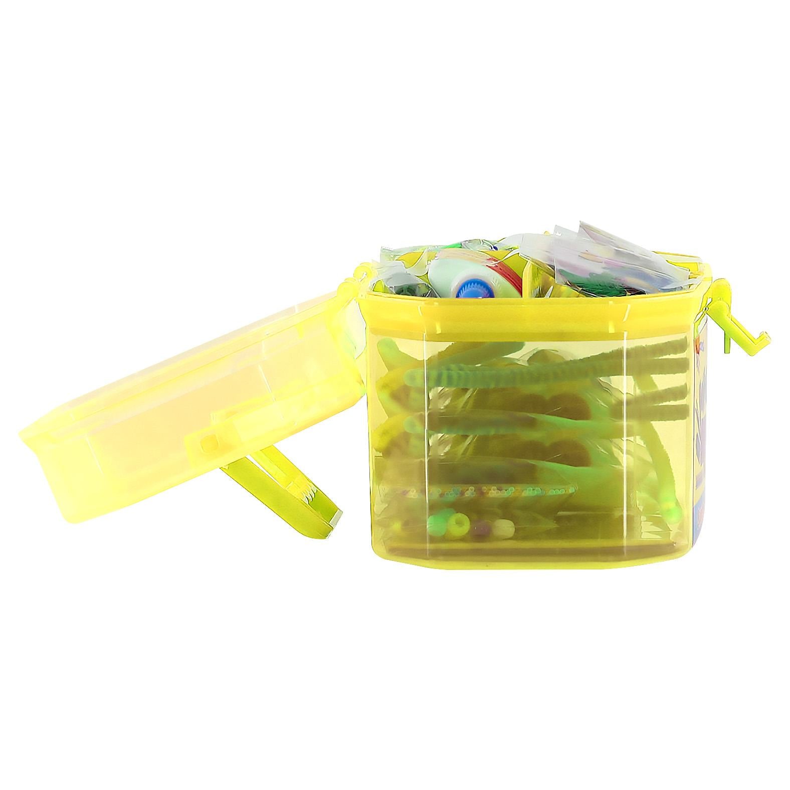 The Magic Toy Shop Yellow Kids Super Craft Carry Case