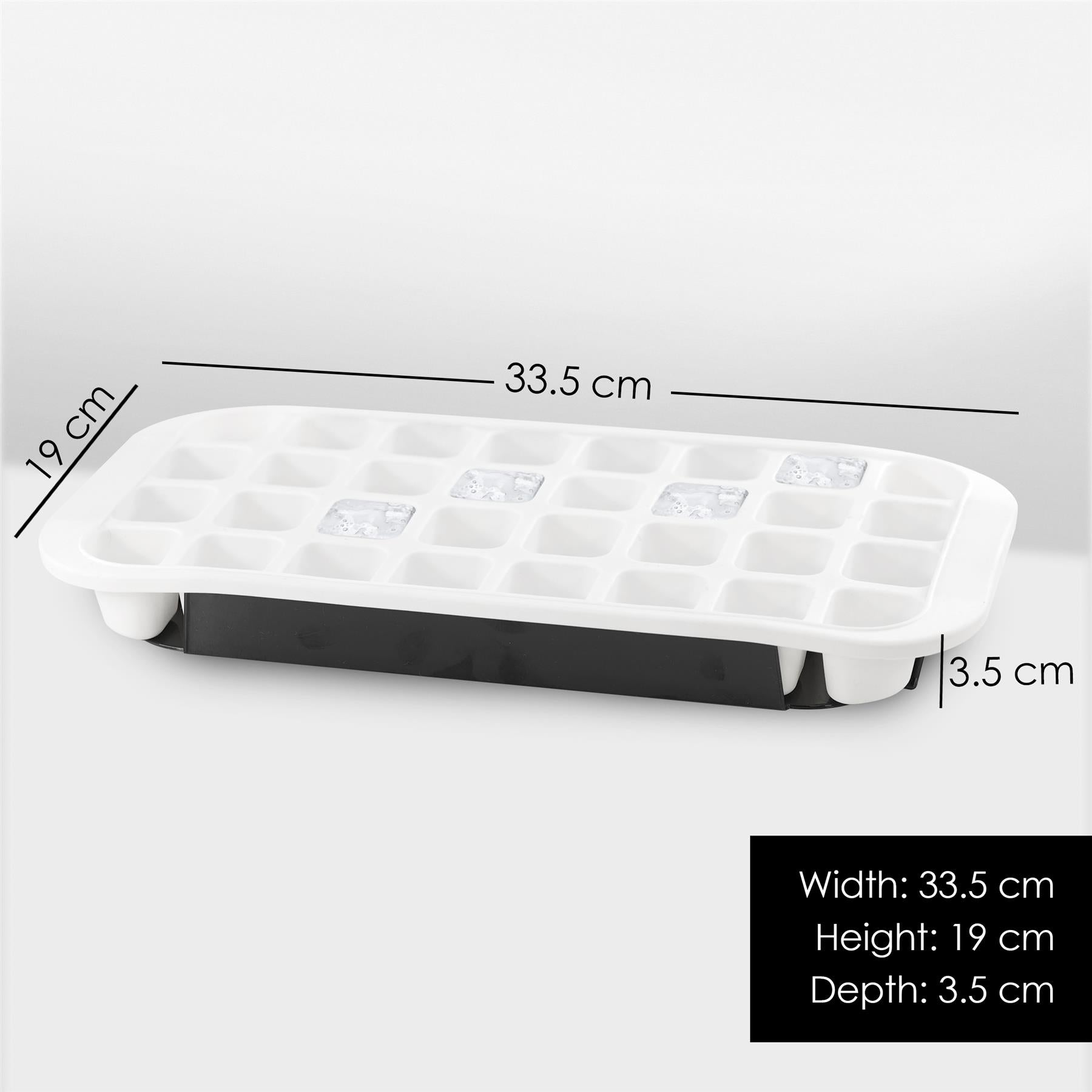 Silicone 32 Ice Cube Mould with Tray