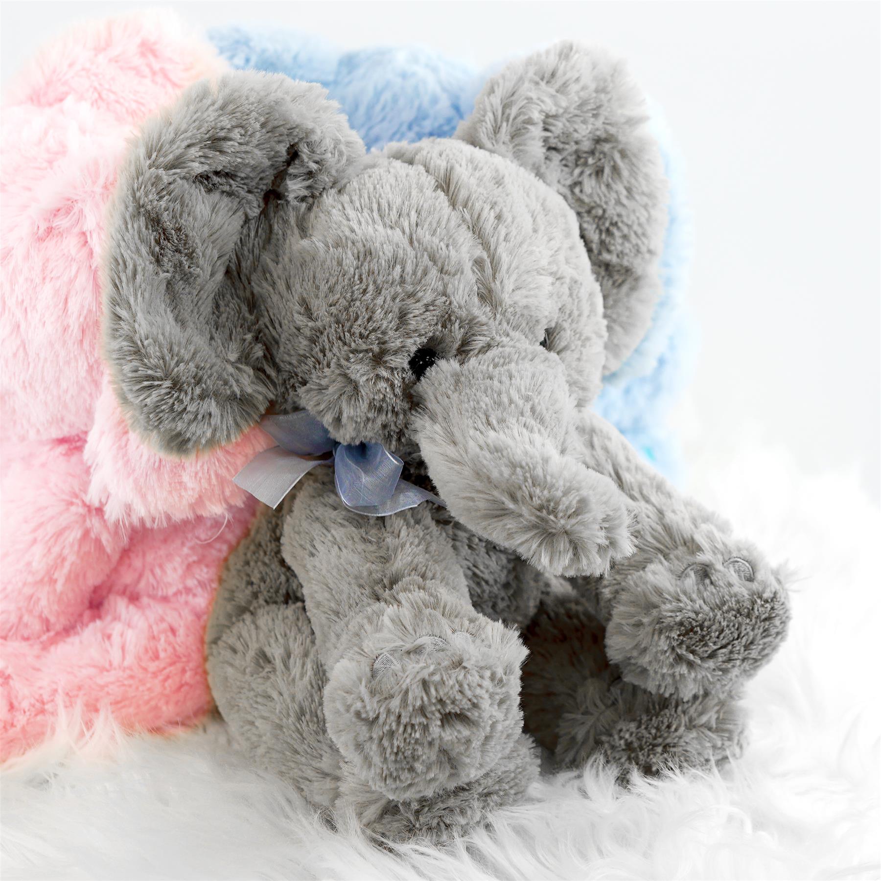 Grey Plush Elephant Soft Toys