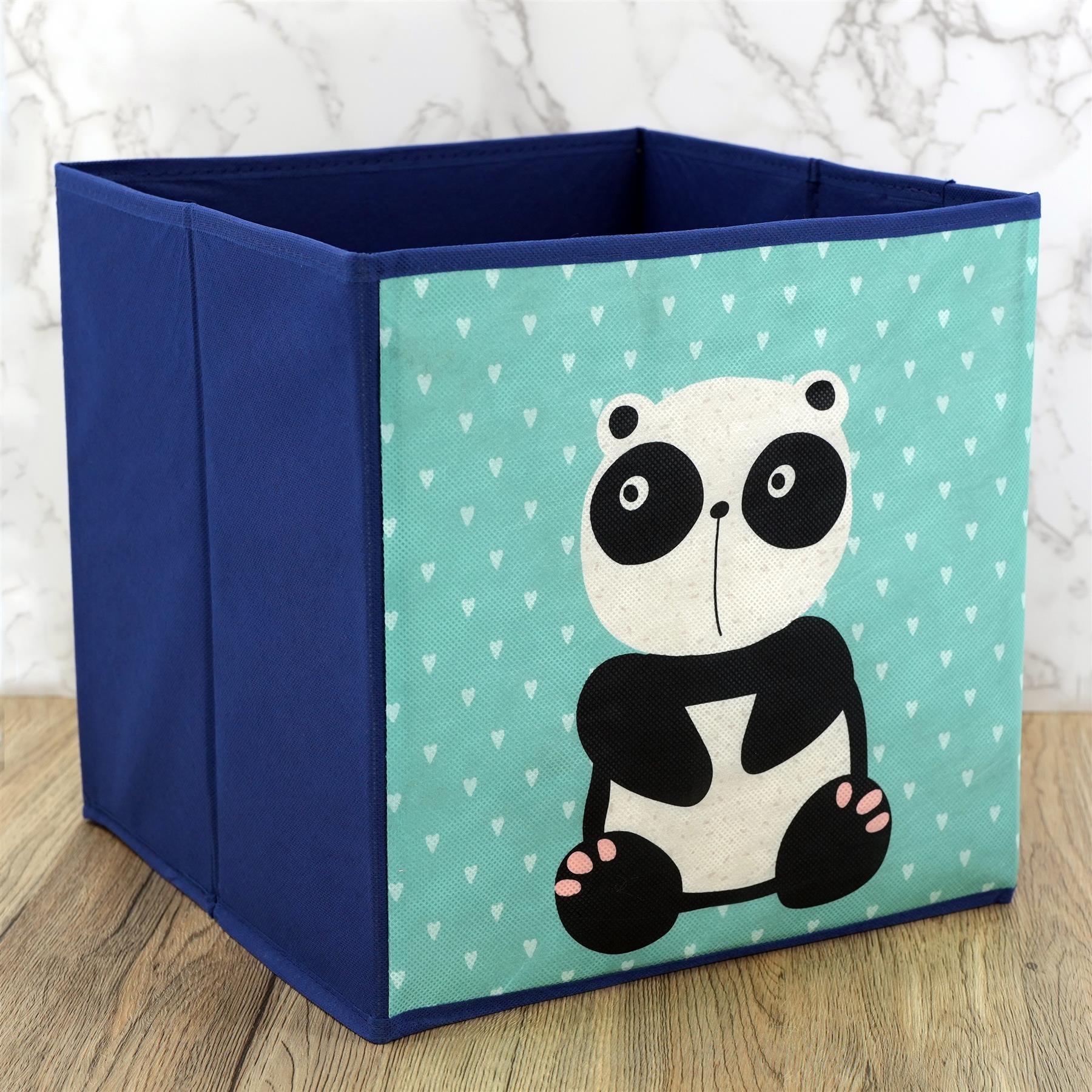 The Magic Toy Shop Panda Design Foldable Storage Box