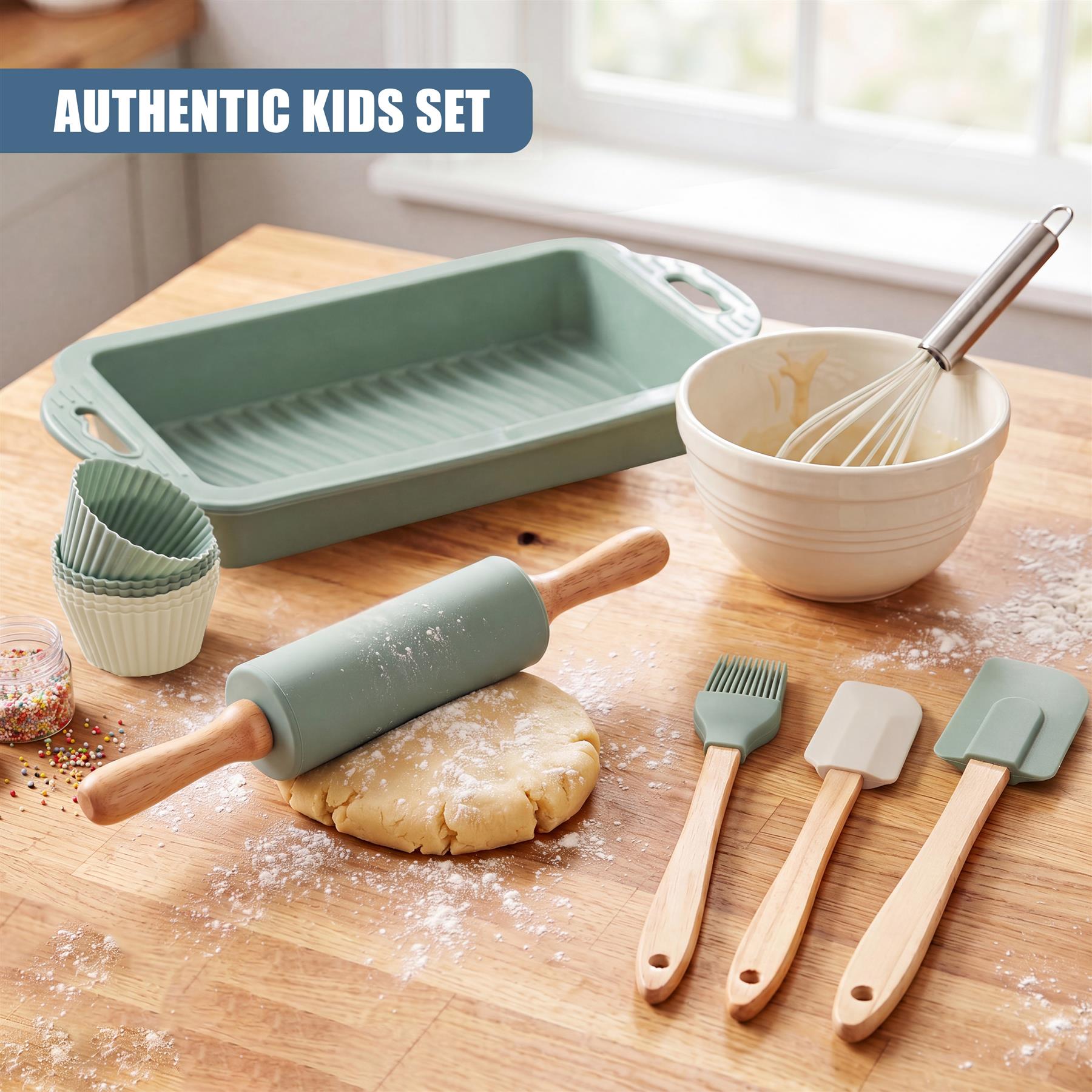 12 Piece Kids Baking Set