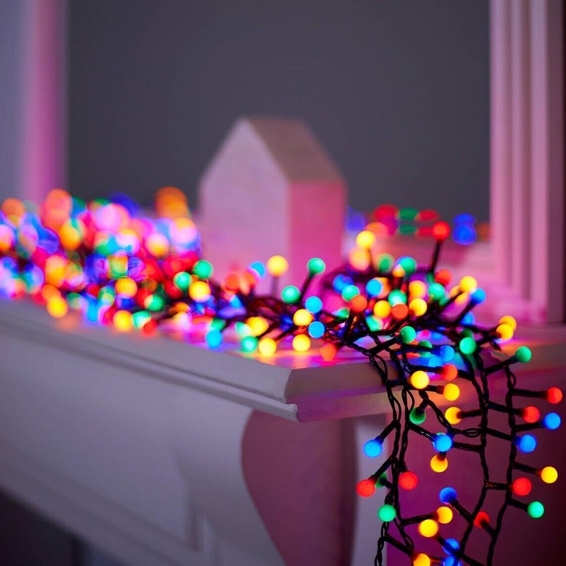 200 Berry Christmas LED Lights Multicolour