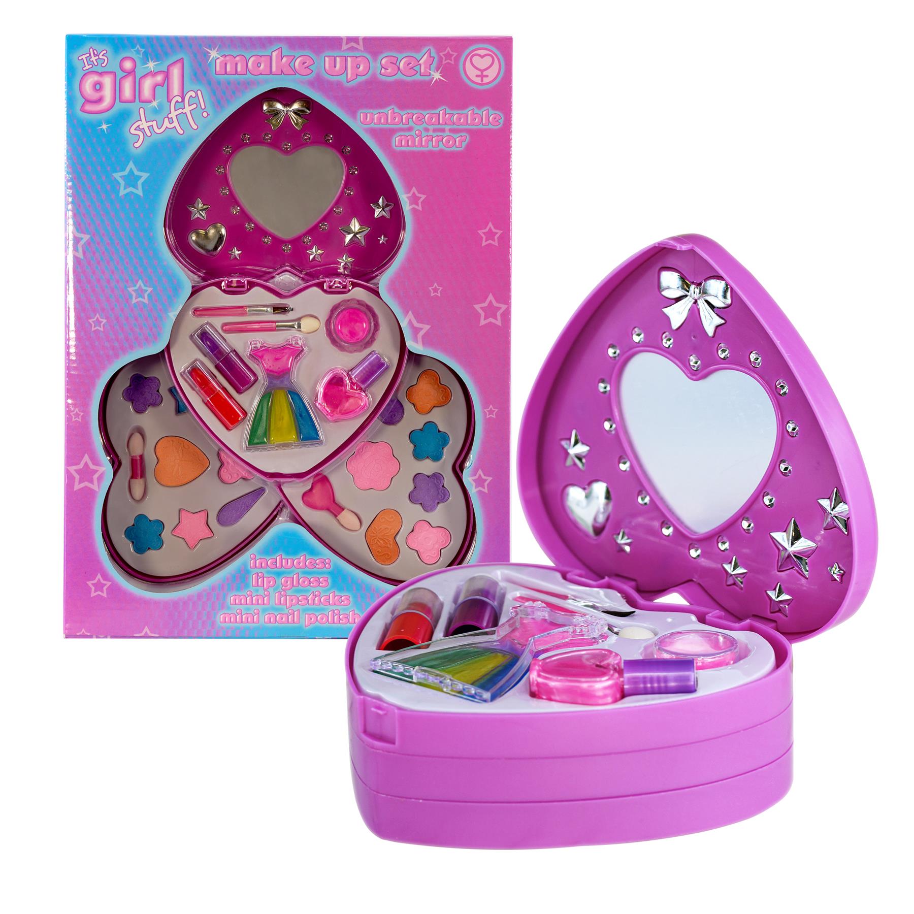 3 Tier Girls Make Up Play Set With Mirror by The Magic Toy Shop - The Magic Toy Shop