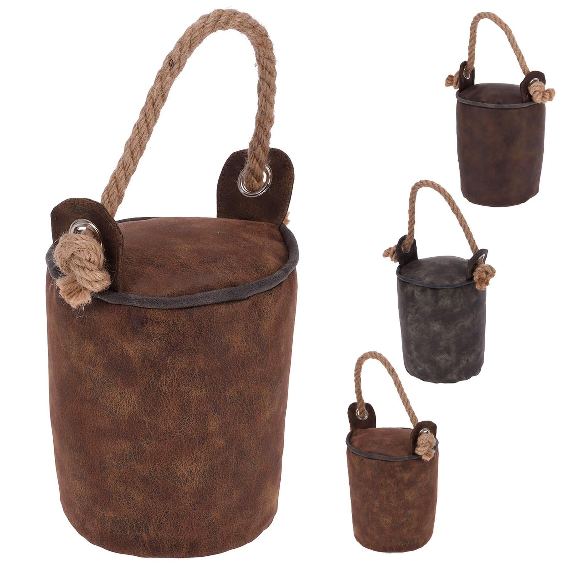 Faux Leather Door Stop