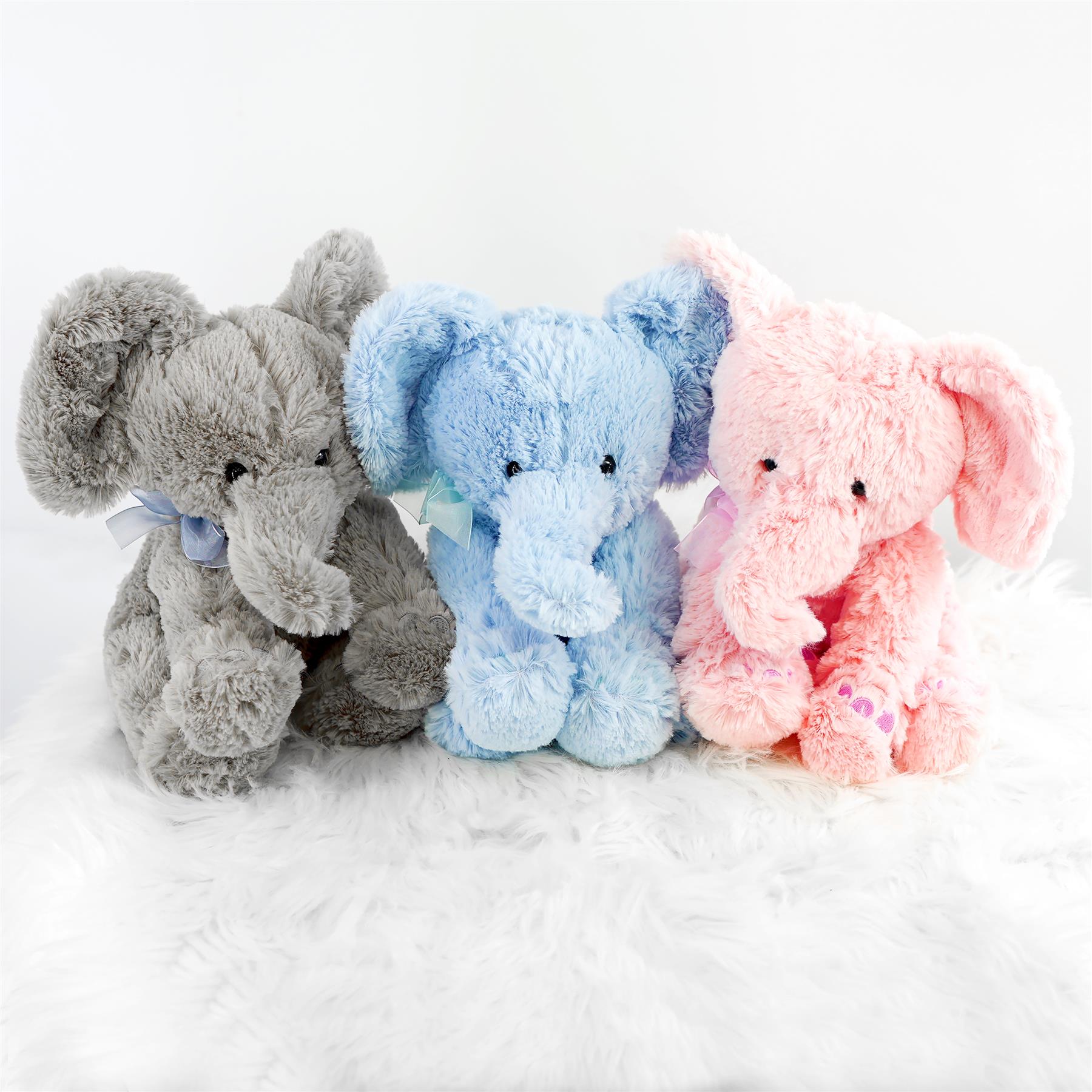 Pink Plush Elephant Soft Toys