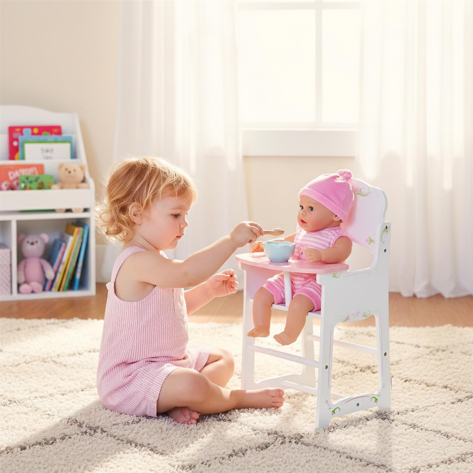 BiBi Furniture - Wooden Doll High Chair
