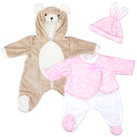 Baby Doll Girl Clothes Set Of Two Outfits Suitable For 20