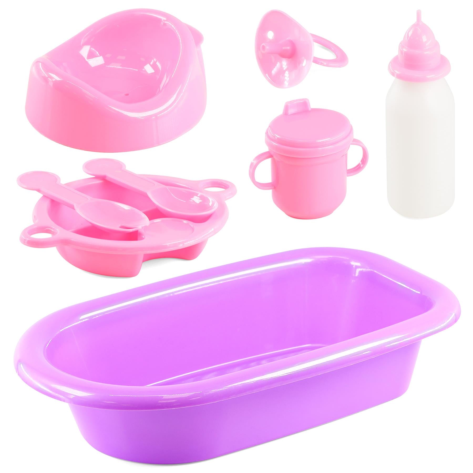 BiBi Doll Baby Doll Bath Set with Accessories