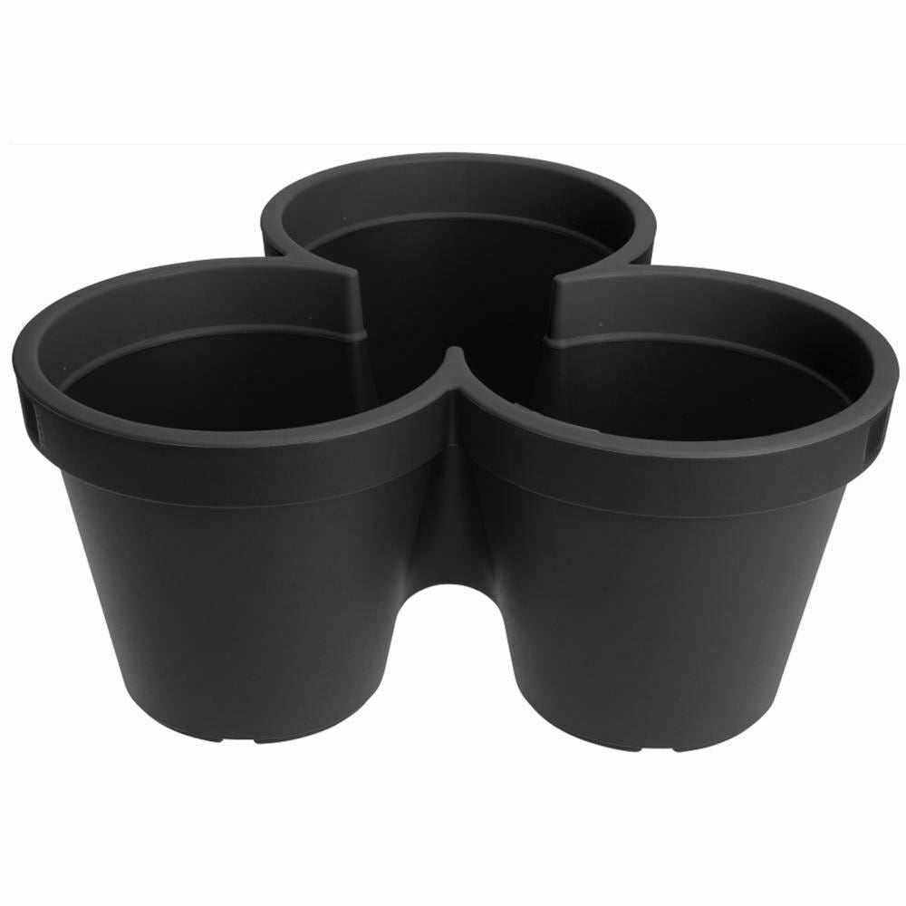 Stackable Resin Tall Planter 21inch Round Tall Planters Vertical