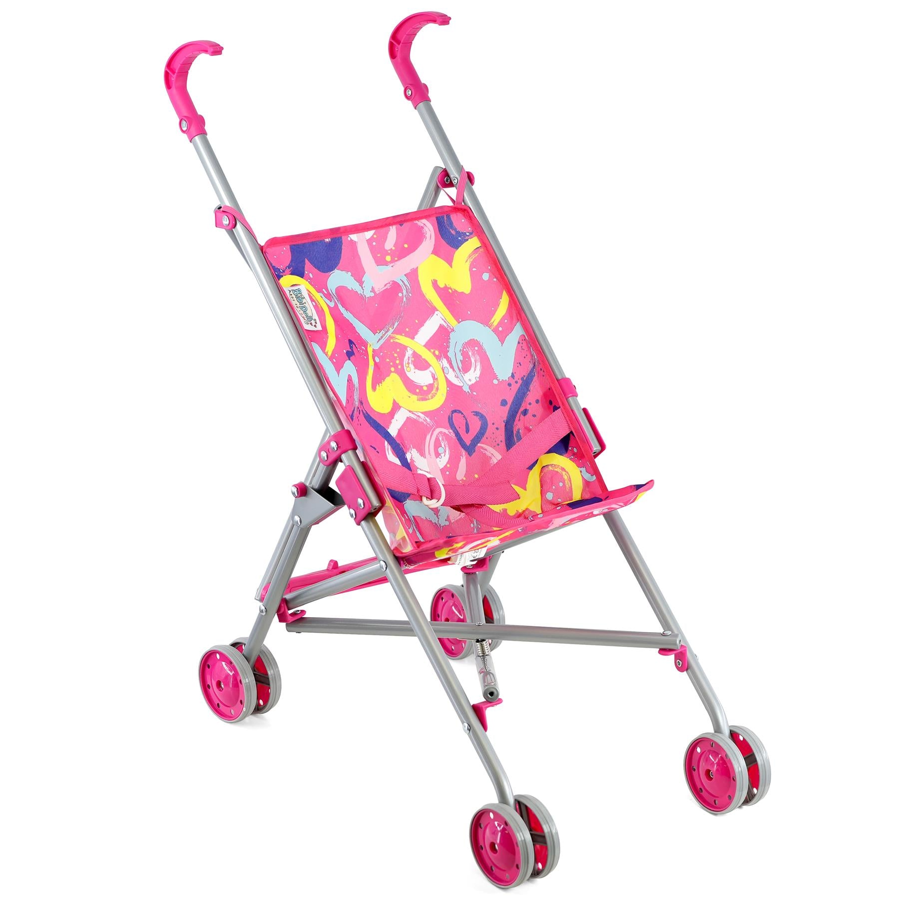 BiBi Doll Baby Doll Foldable Stroller Pink