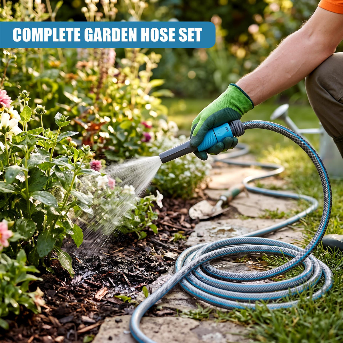Garden Hose Set - 4 Pcs