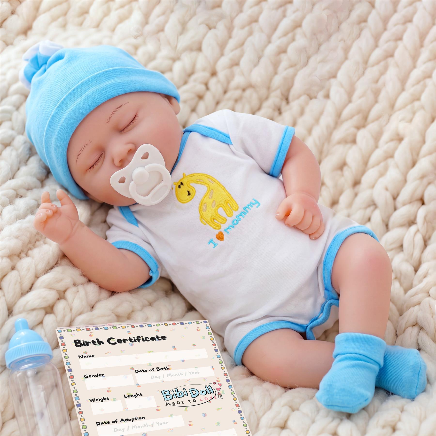 BiBi Doll Reborn Sleeping Boy "Douglas" (43 cm / 17")