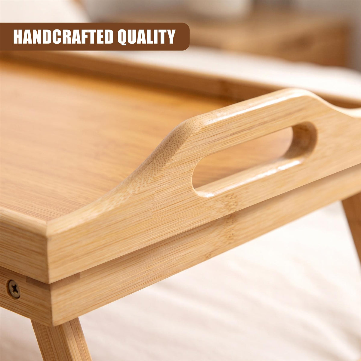 Wooden Bed Tray Table