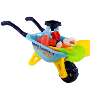 Children Sand and Water Beach Toys Mill, Wheelbarrow Accessories Playset - The Magic Toy Shop