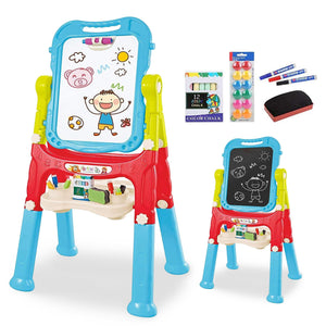 Blue Folding Double-Sided Magnetic Drawing Board - The Magic Toy Shop