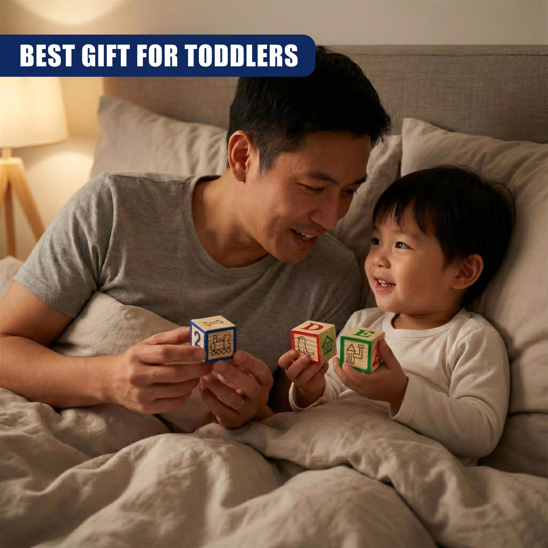 Wooden Block Set ABC 123 Number Block Set