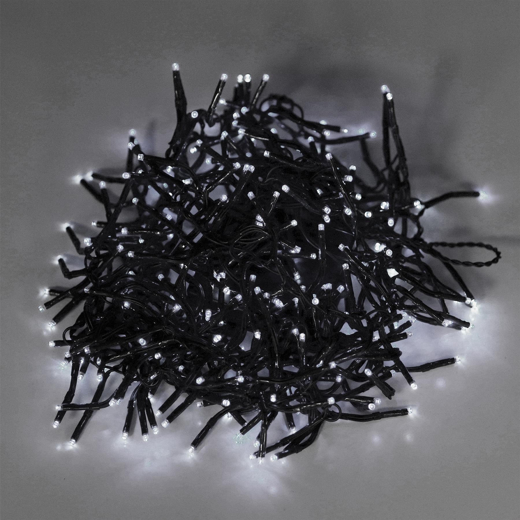 300 LED Cluster Christmas Lights - Cool White