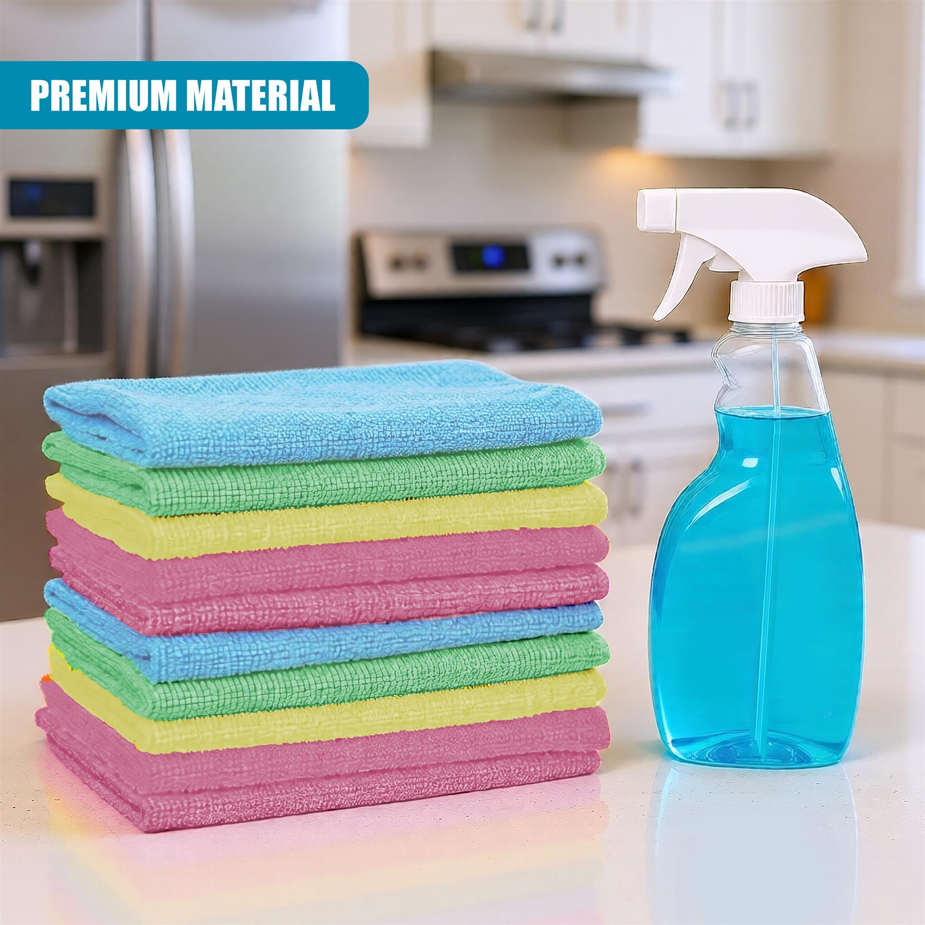 Microfibre Cleaning Cloths Pack of 50