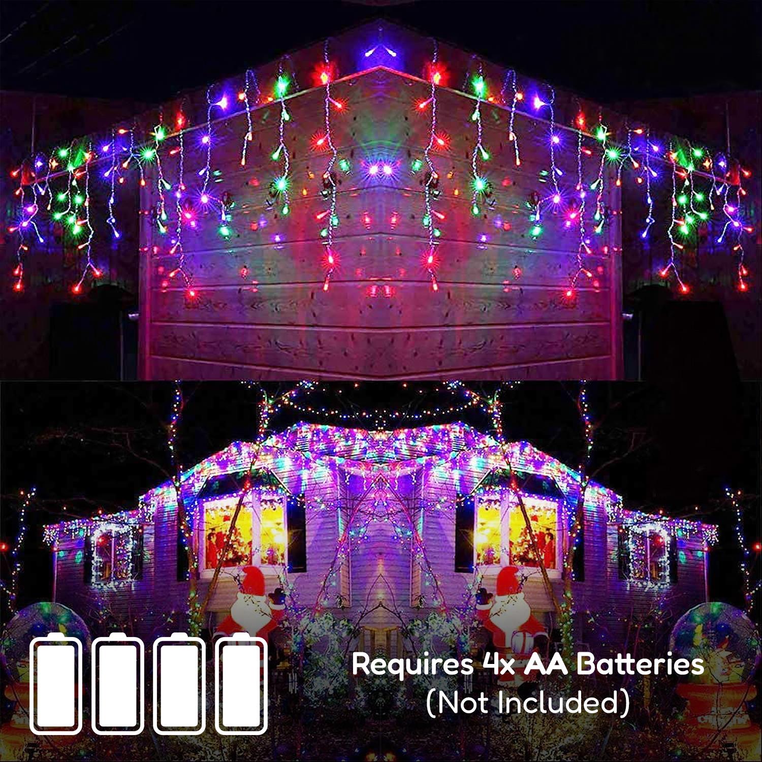 The Magic Toy Shop 200 Pastel Multicoloured Fairy Lights With Time