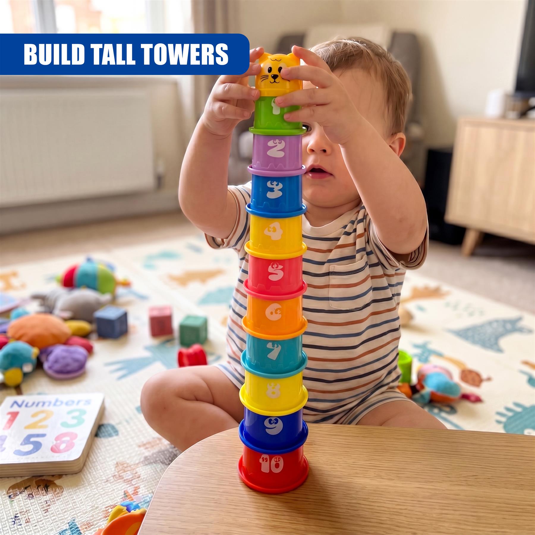 11-Piece Stacking Cups Playset