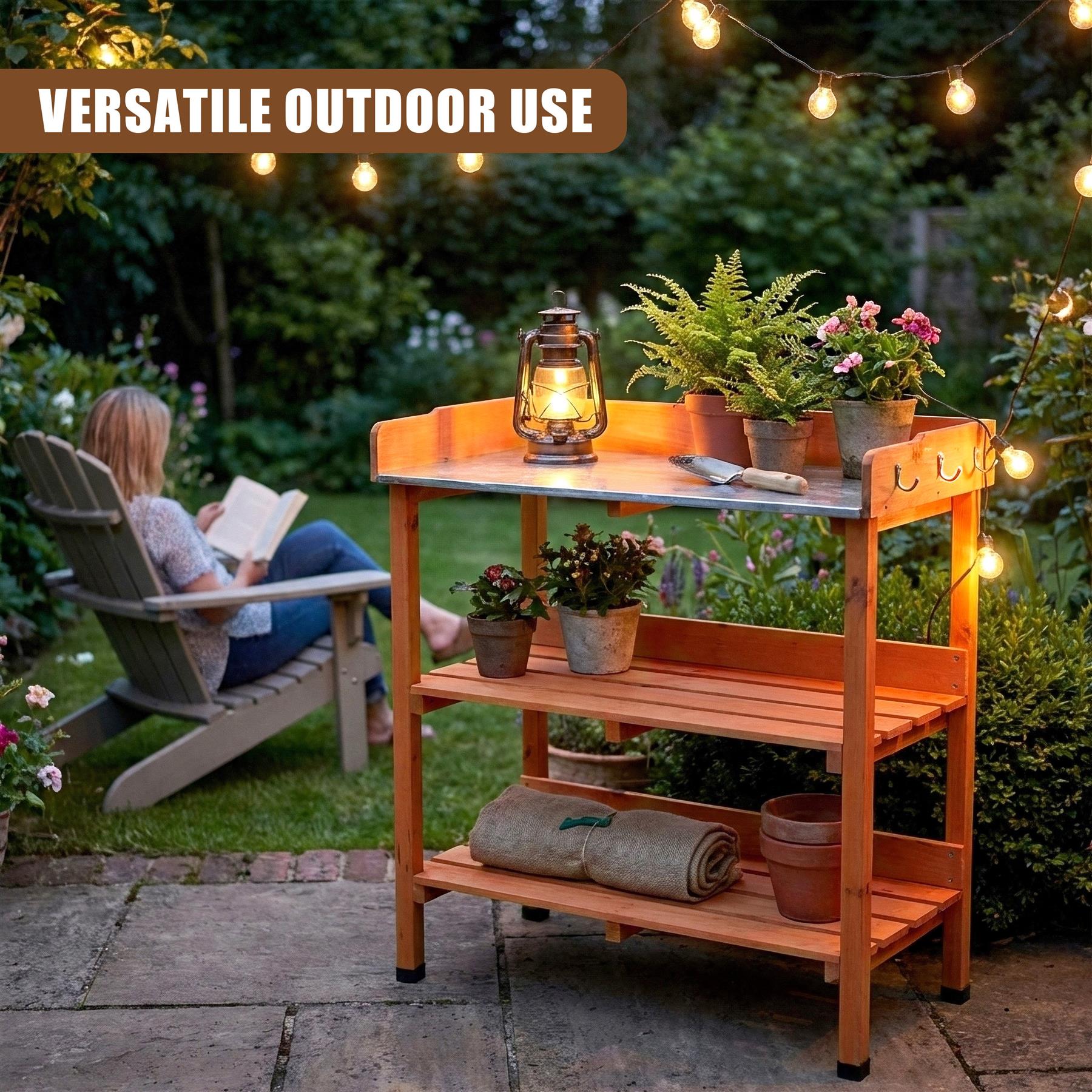 Wooden Potting Bench