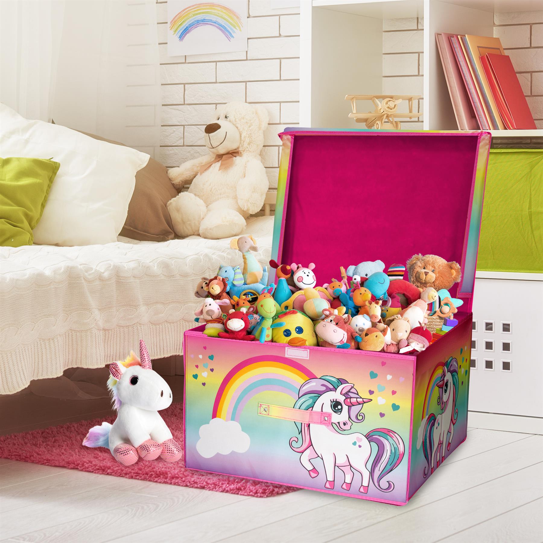 Rainbow Unicorn Storage Box