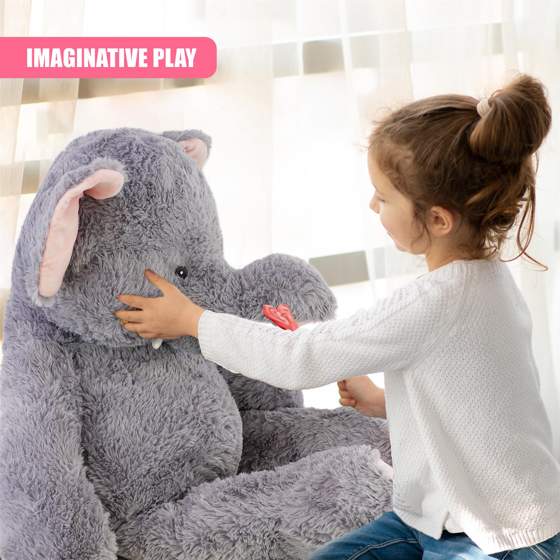 40" Jumbo Elephant Soft Toy by The Magic Toy Shop - The Magic Toy Shop