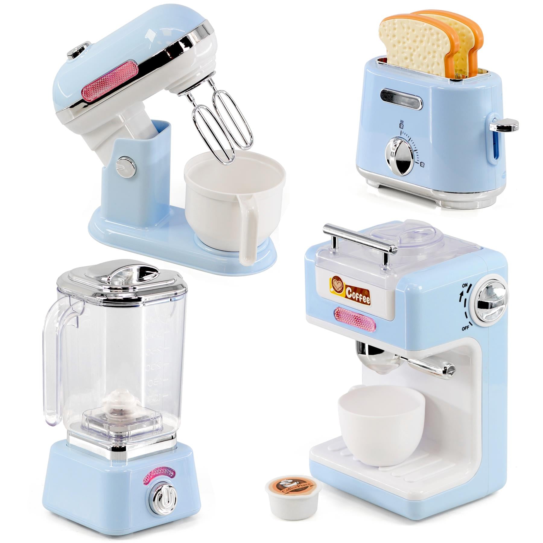 Kitchen Breakfast Pretend Play Toy 9 Pcs by The Magic Toy Shop - The Magic Toy Shop