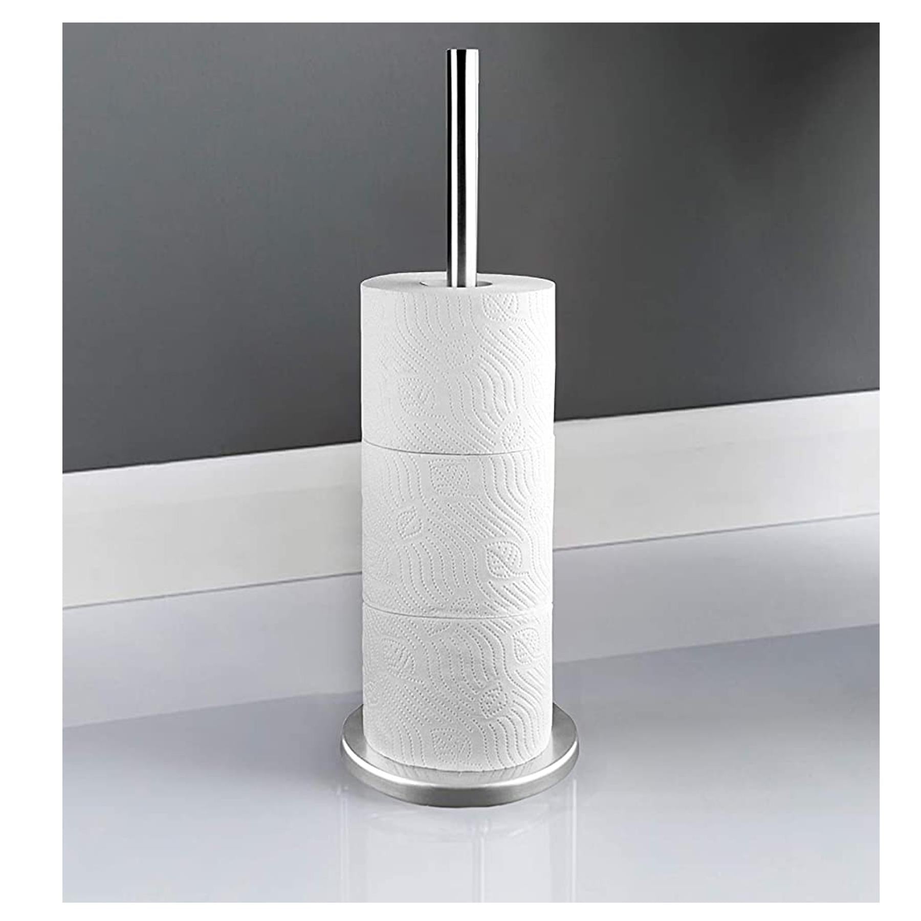 Stainless Steel Bathroom Toilet Paper Roll Holder by MTS - The Magic Toy Shop