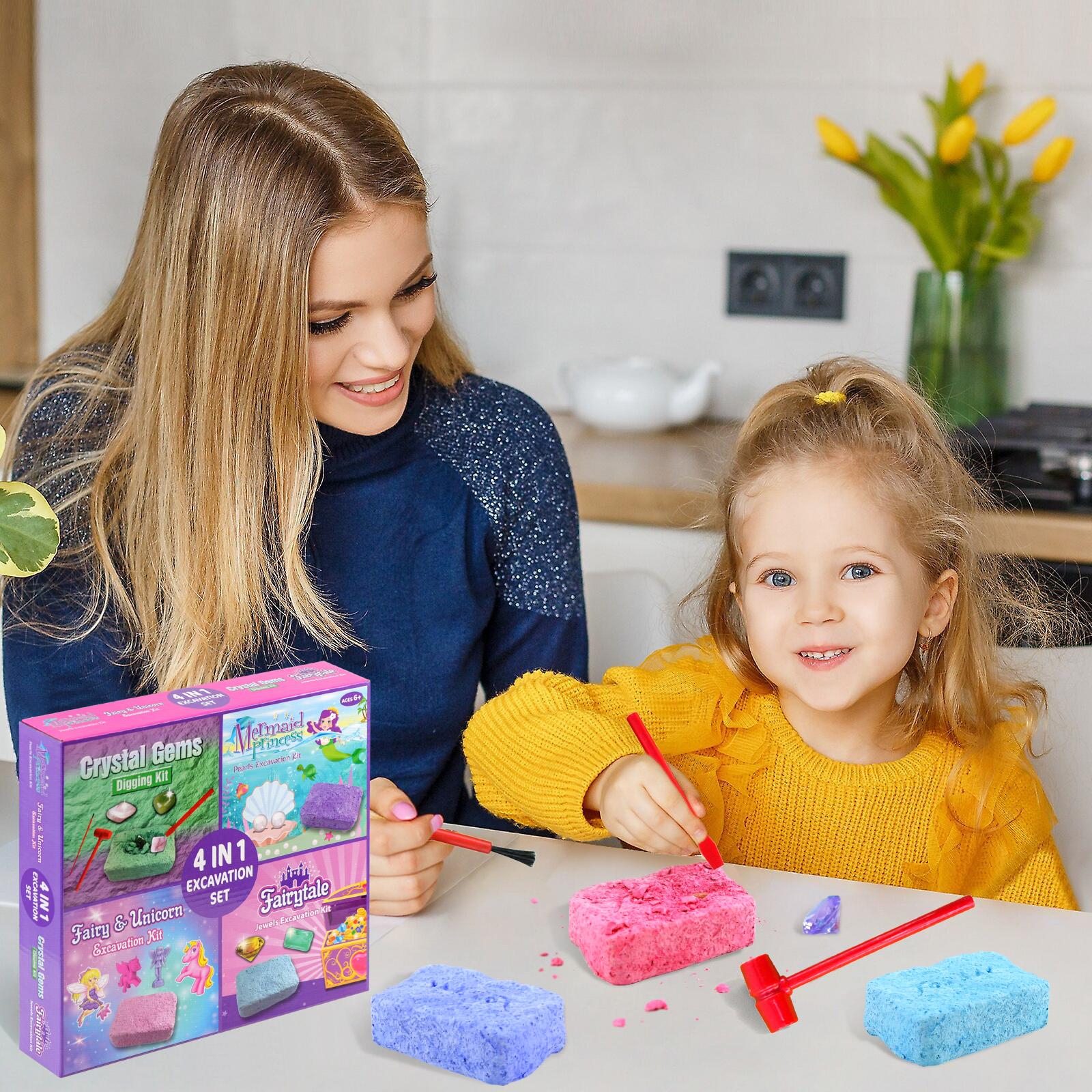 4 in 1 Excavation Set for Girls by The Magic Toy Shop - The Magic Toy Shop