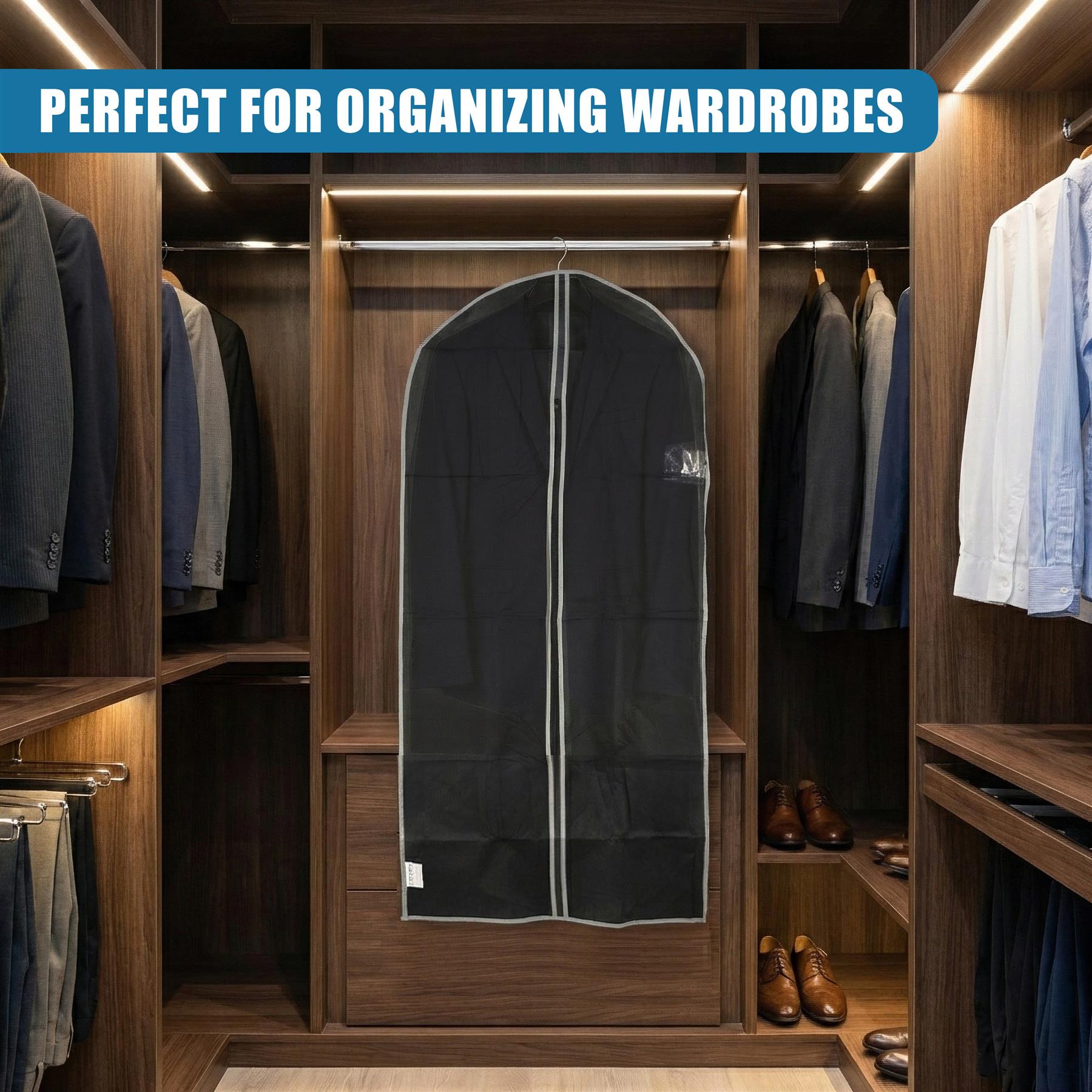 Garment Bags with Zip, Set of 2