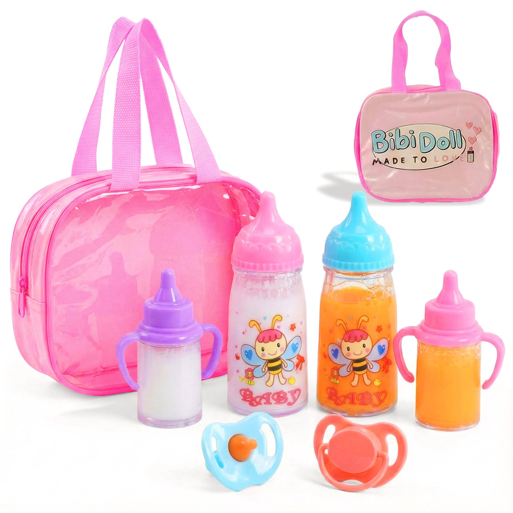 BiBi Doll 7-in-1 Baby Doll Accessories Set