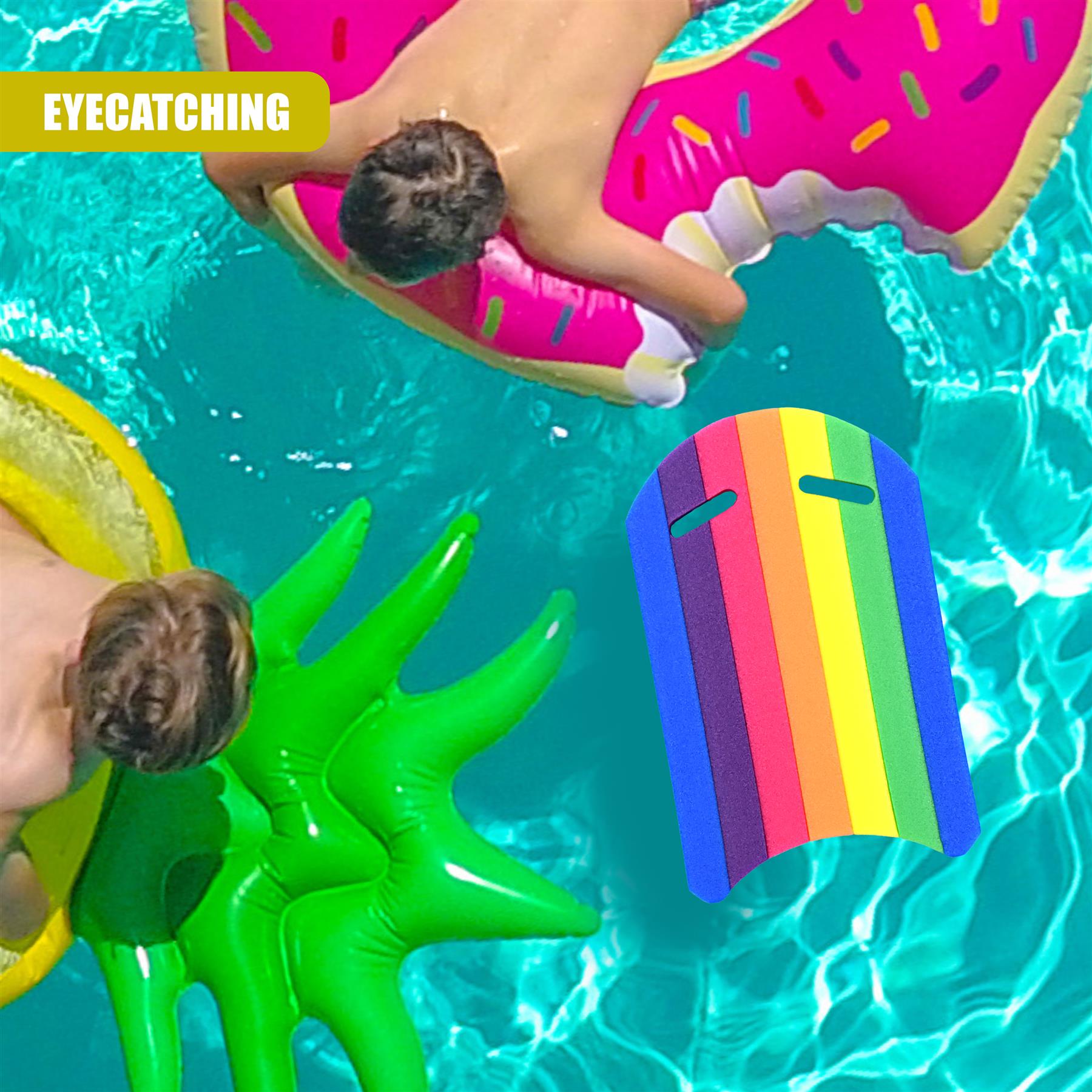 Rainbow Eva Foam Kickboard by Geezy - The Magic Toy Shop