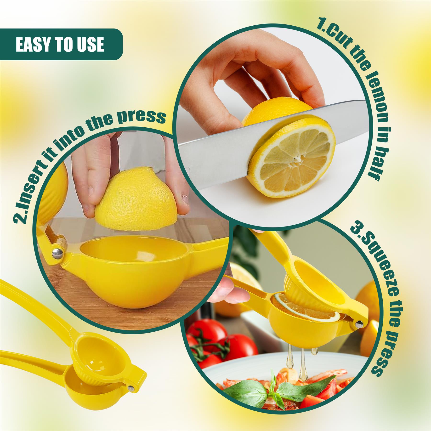 Metal Lemon Squeezer by GEEZY - The Magic Toy Shop