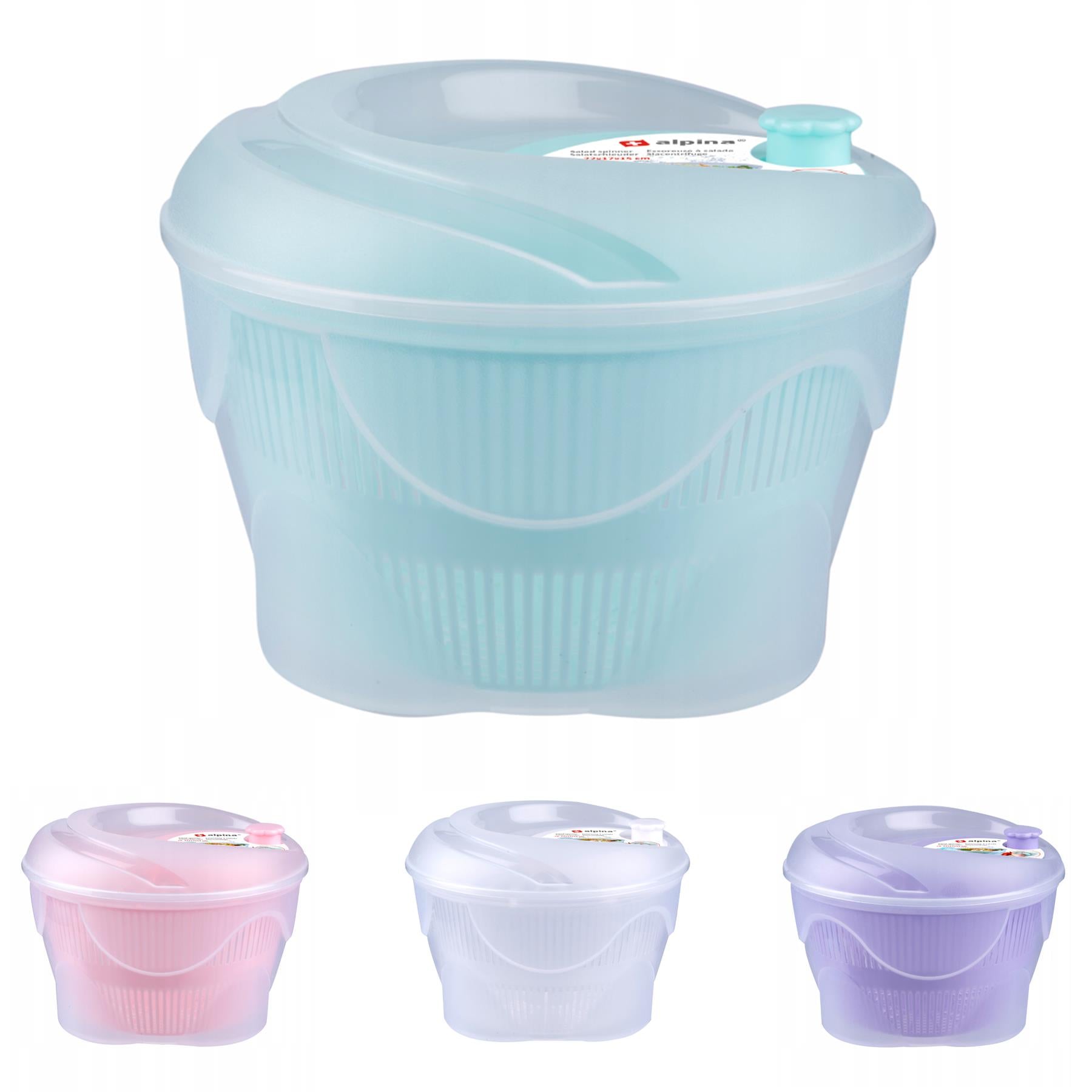 Large Plastic Salad Spinner Bowl