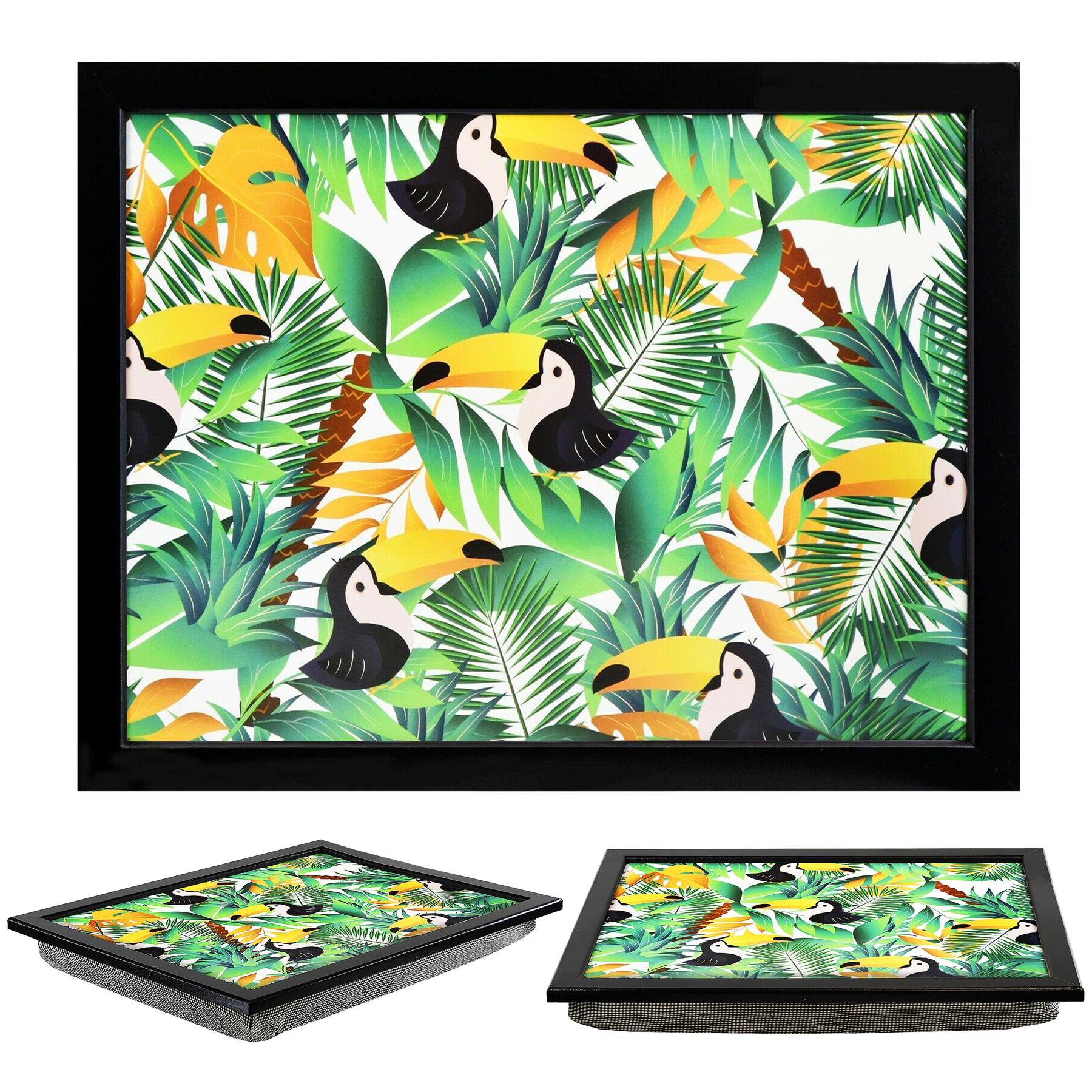 Tropical Lap Tray With Bean Bag Cushion