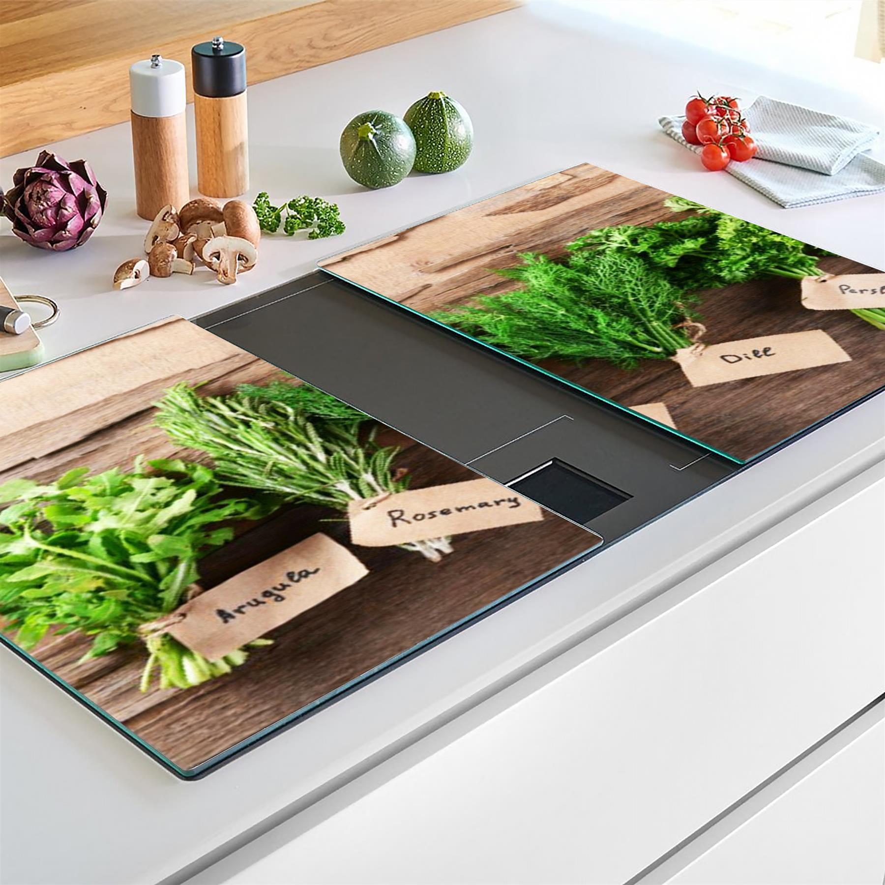 Glass Cutting Boards with Herbs Design by Geezy - The Magic Toy Shop