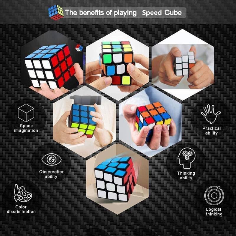 Set of 12 Large Puzzle Cubes by The Magic Toy Shop - The Magic Toy Shop