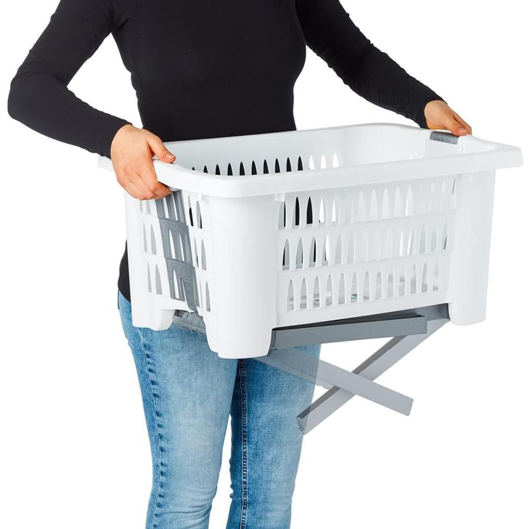 Laundry basket with sale legs