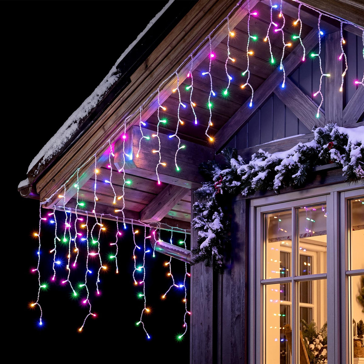 200 Pastel Multicoloured Fairy Lights With Time