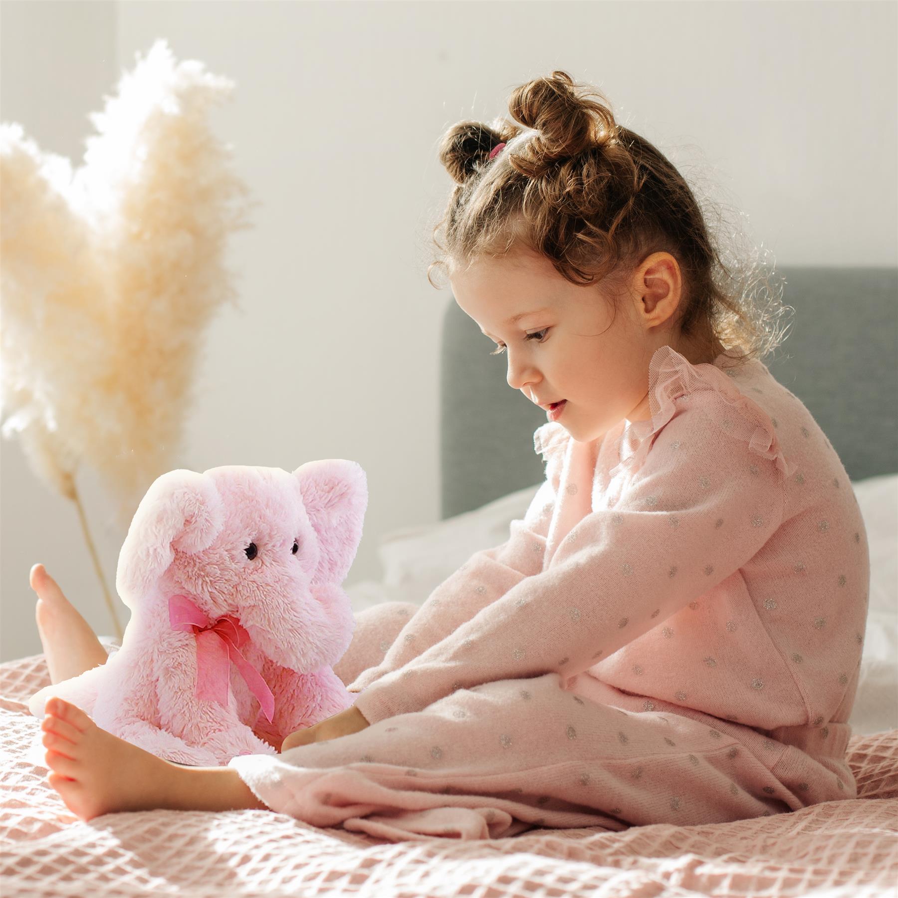 Pink Plush Elephant Soft Toys