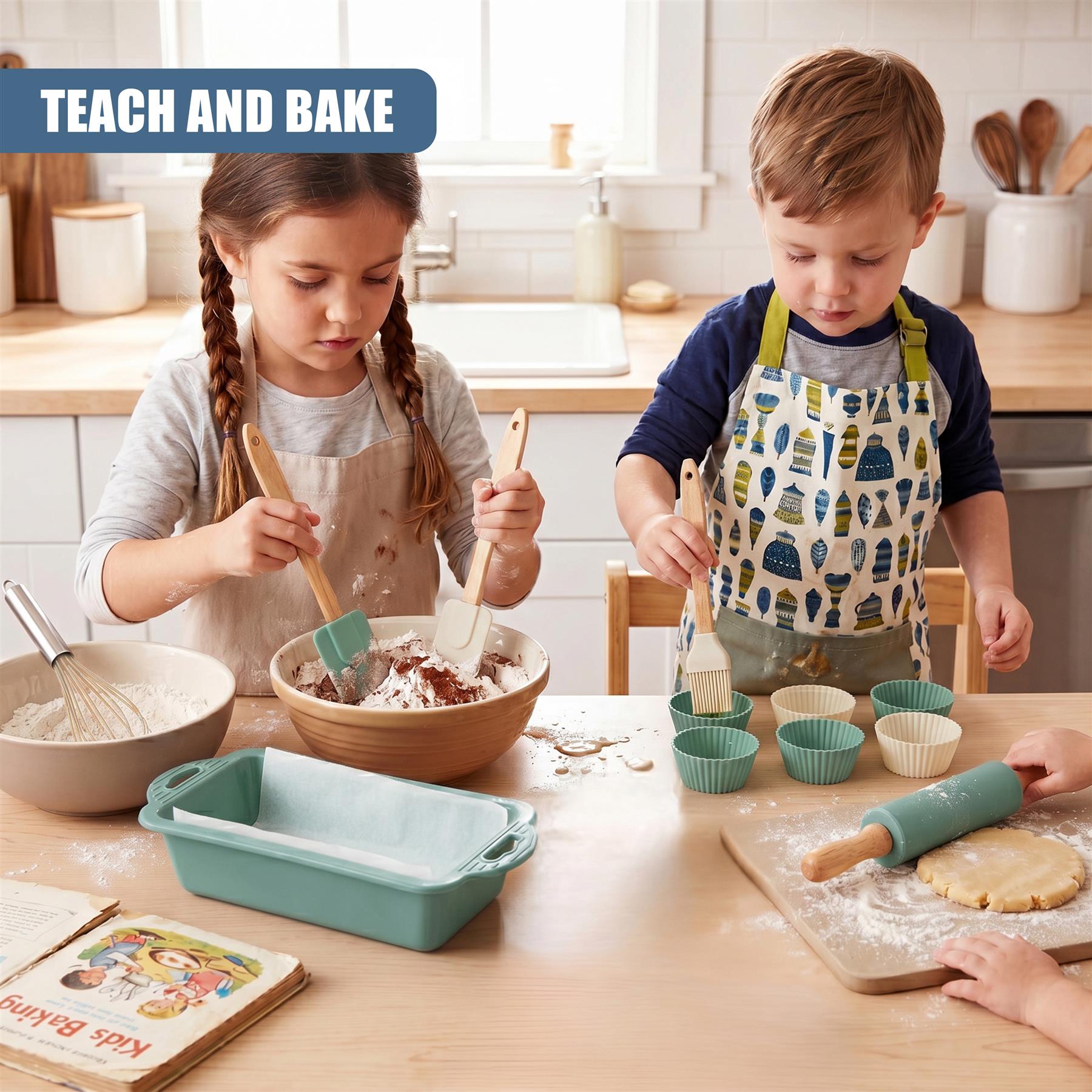 12 Piece Kids Baking Set