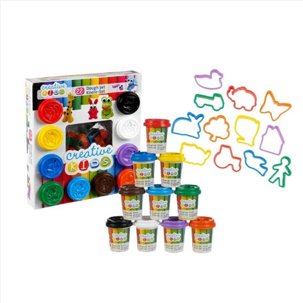 22 Pieces Play Dough Set & Accessories by The Magic Toy Shop - The Magic Toy Shop